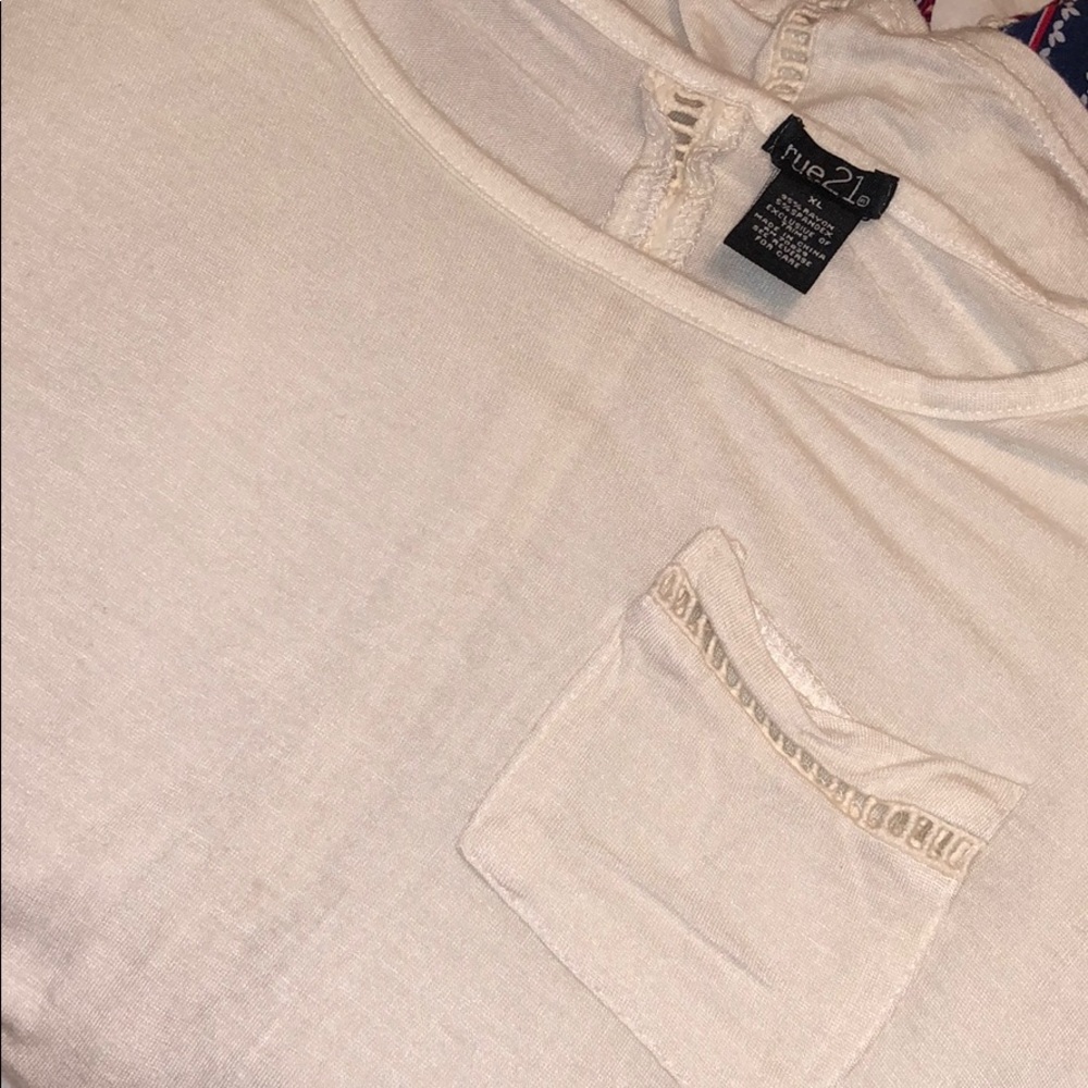 Cream colored shirt